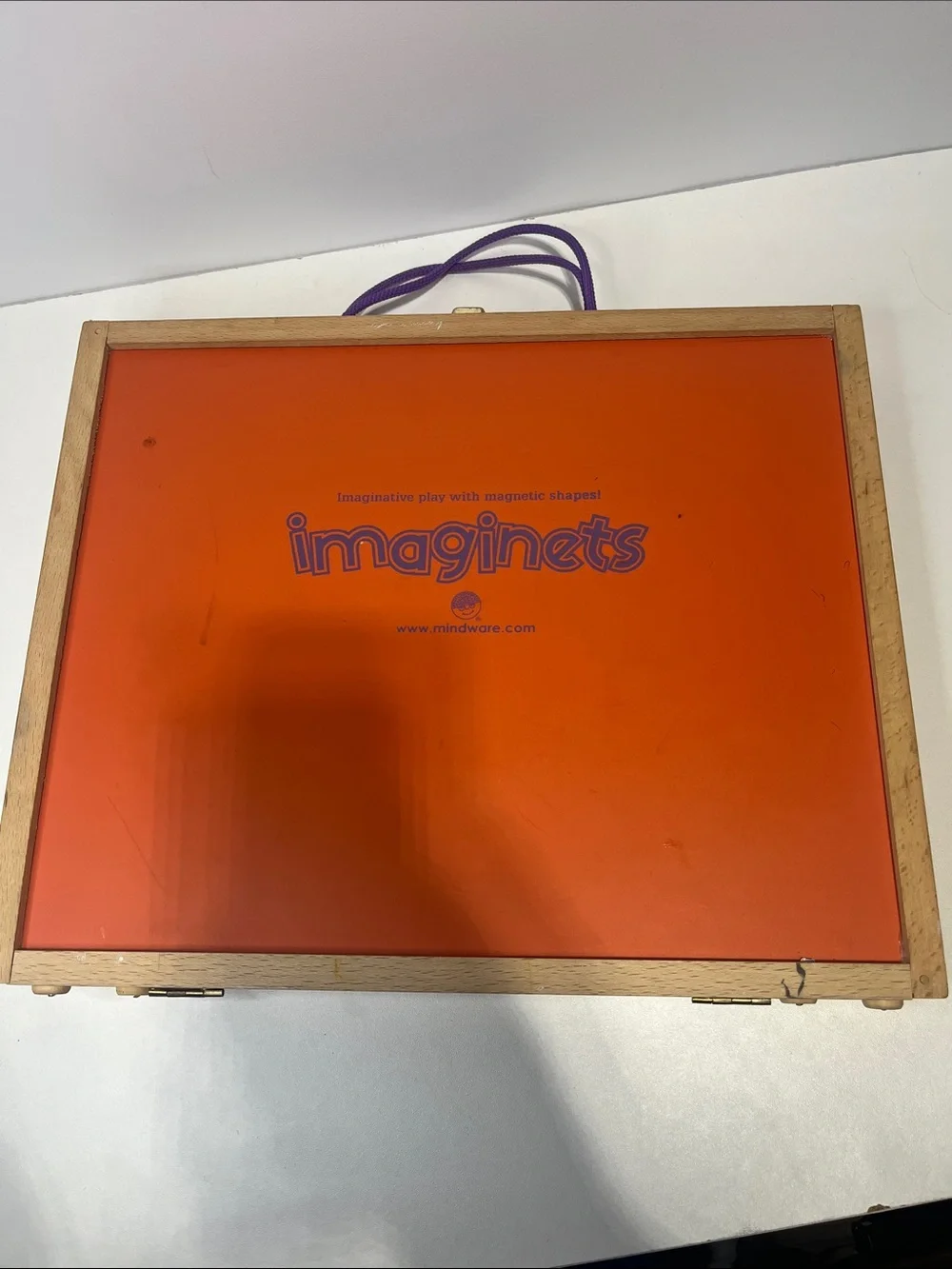 MindWare Imagination Magnets Wooden Pattern Blocks Set Imaginets
